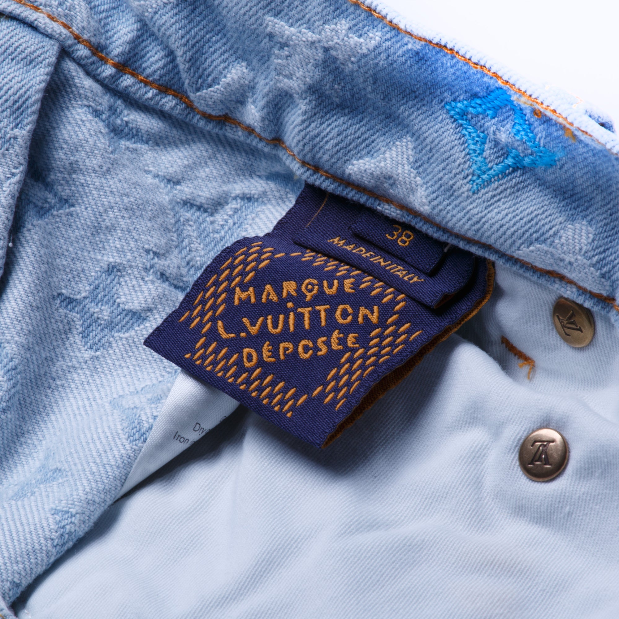 Louis Vuitton x Tyler, the Creator Monogram Denim Pants Light Indigo