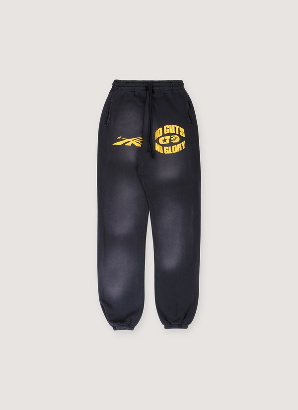 No Guts No Glory Cuffed Sweatpants Washed Black No Guts No Glory Cuffed Sweatpants Washed Black - Authenticated Sweatpants | Pieces Los Angeles