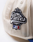 Pieces World Champions Snapback Cream Blue