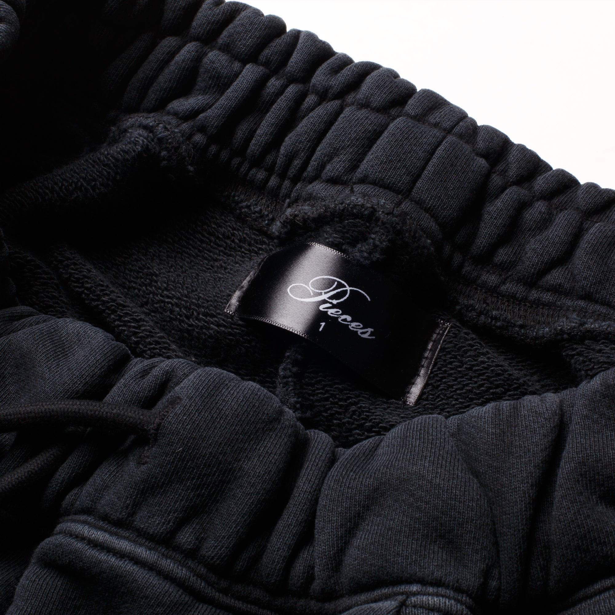 Pieces Repair Pleated Sweatpants Vintage Black