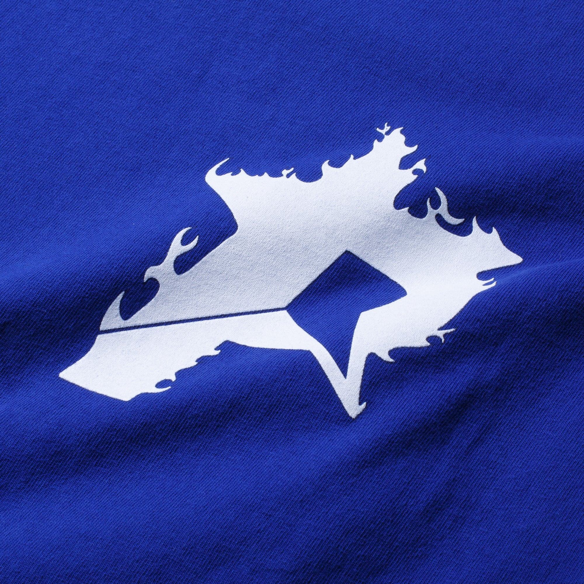 Pieces P Star Flame Tee Azure White