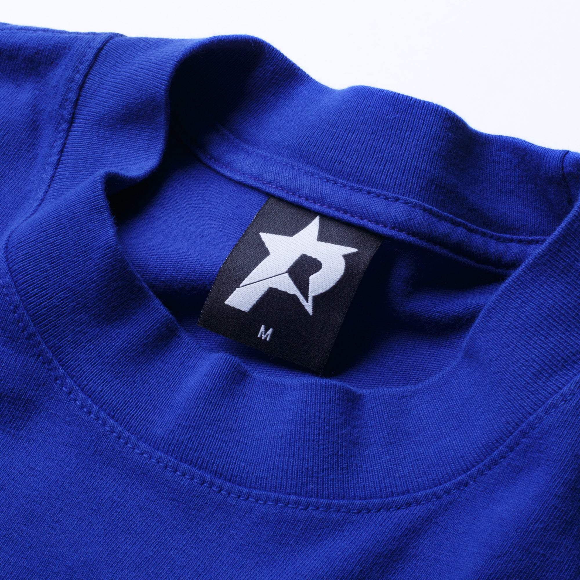 Pieces P Star Flame Tee Azure White