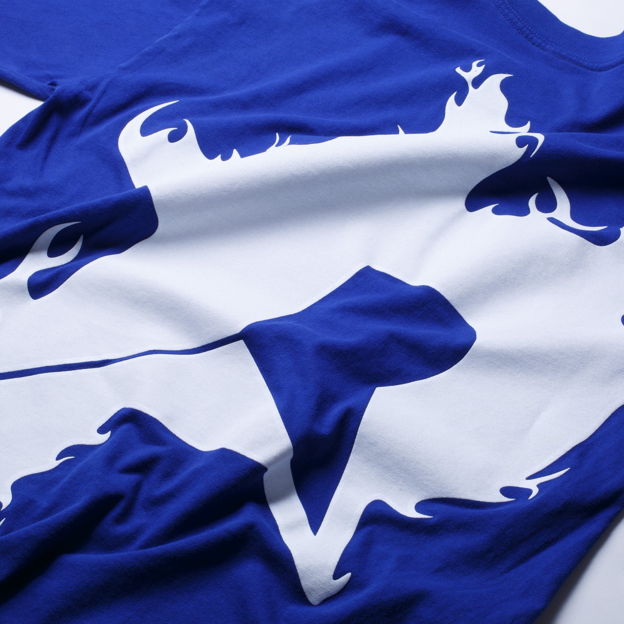 Pieces P Star Flame Tee Azure White