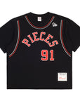 Pieces 91 Jersey Tee Black