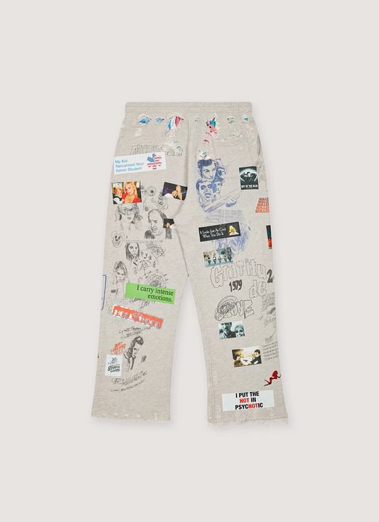 Paly Hollywood Movie Madness Sweatpants Heather Grey