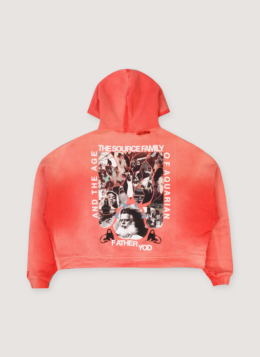 Paly Hollywood Source Family Sweatshirt Vintage Red