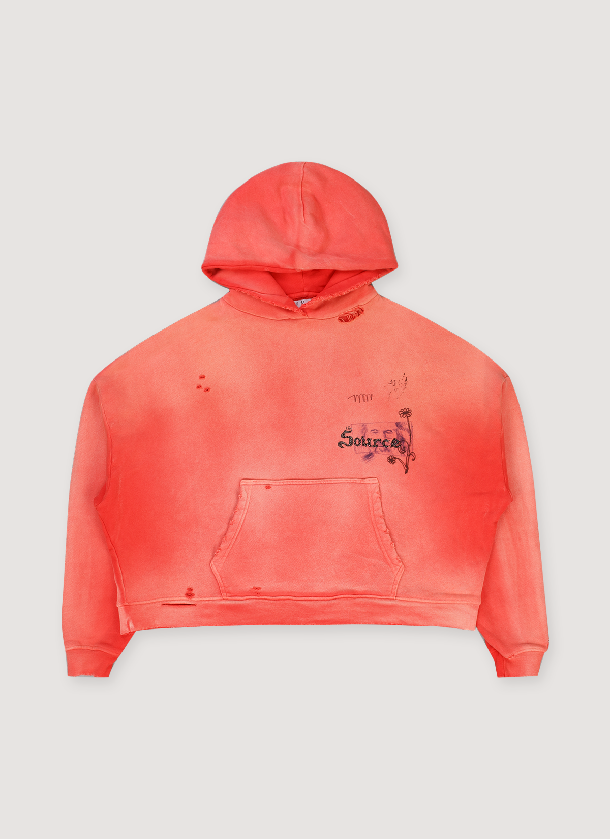Paly Hollywood Source Family Sweatshirt Vintage Red