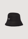 Prada Re-Nylon Fur Lined Bucket Hat Black Prada Re-Nylon Fur Lined Bucket Hat Black - Image 1 | Authenticated at Pieces Los Angeles
