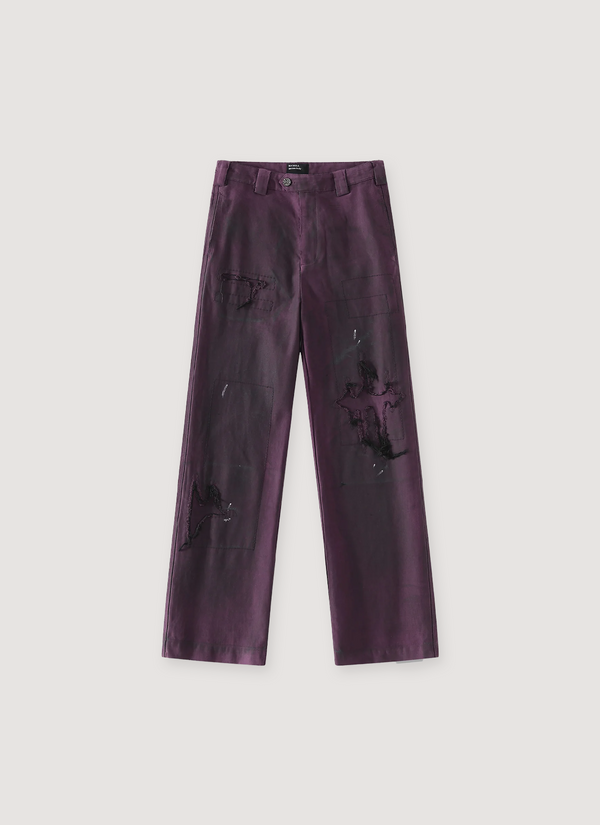 Richill Melancholy Dirty Moleskin Trousers Purple Dirty Moleskin Trousers Purple - Authenticated Trousers | Pieces Los Angeles