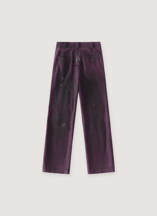 Richill Melancholy Dirty Moleskin Trousers Purple