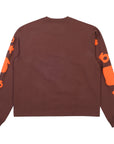 Sp5der Worldwide Beluga Longsleeve Brown Orange