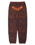 Sp5der Worldwide T&F Tree Camo Sweatpants Brown Orange