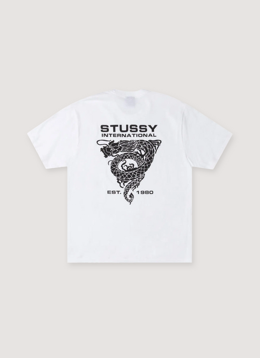 Stussy Dragon Tee White