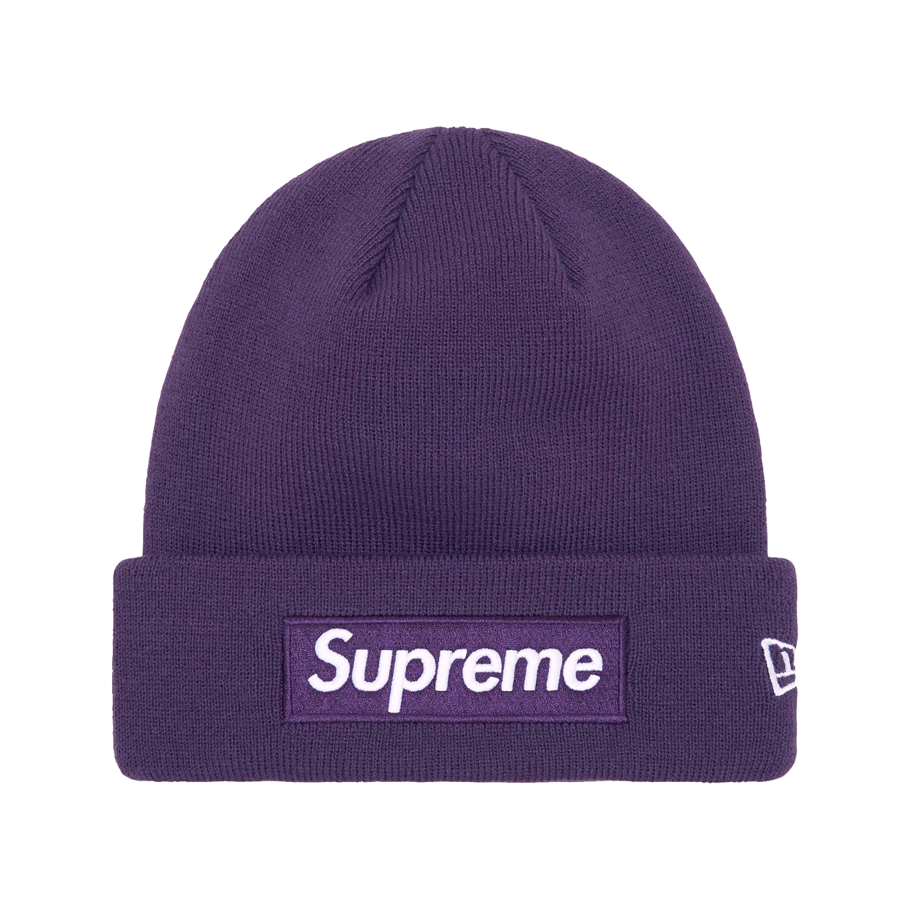 Supreme Box Logo Beanie Purple