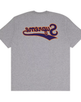 Supreme Backwards Tee Heather Grey