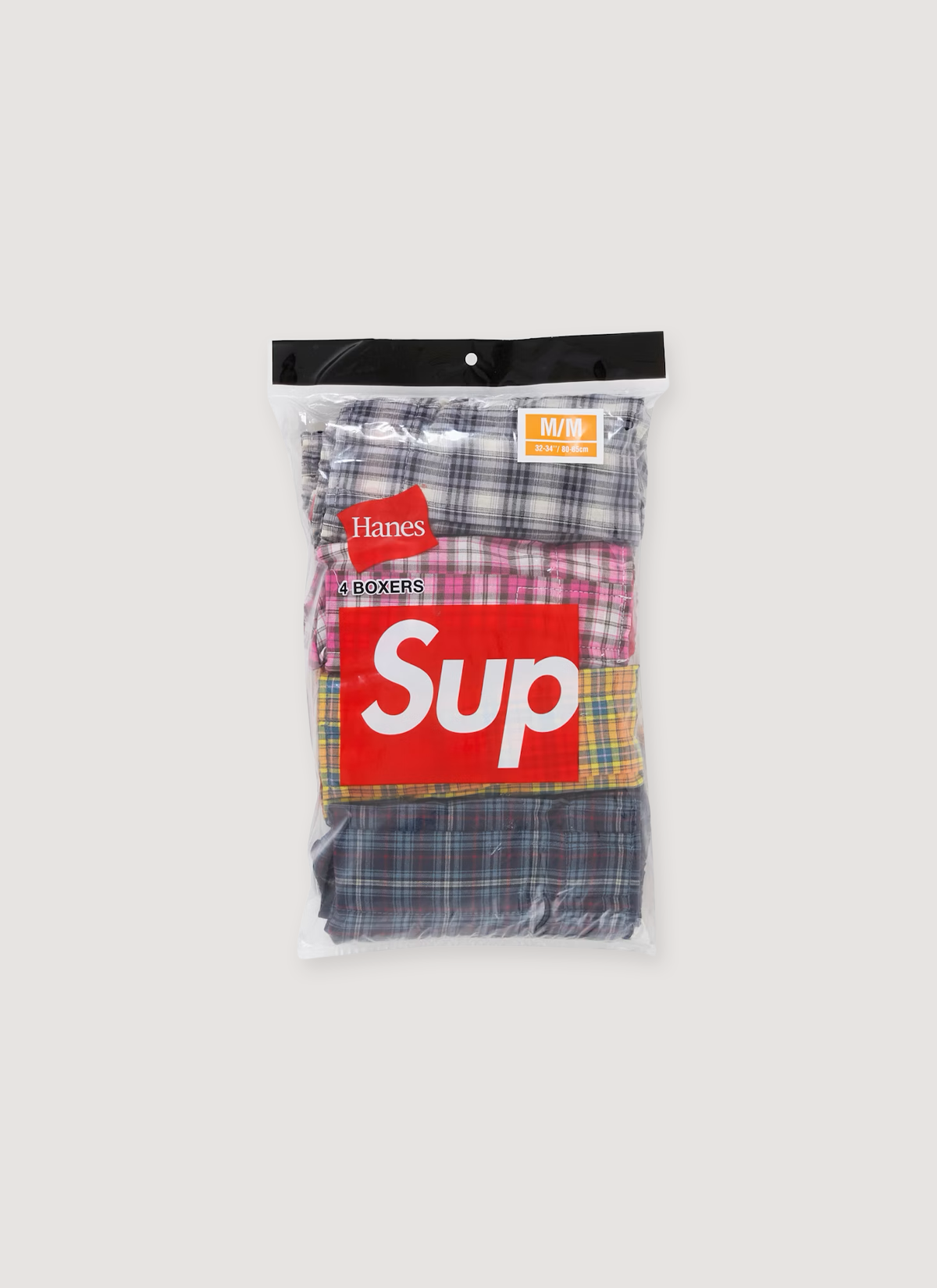 Supreme Hanes Boxers 4-Pack Plaid Supreme Hanes Boxers 4-Pack Plaid - Image 2 | Authenticated at Pieces Los Angeles