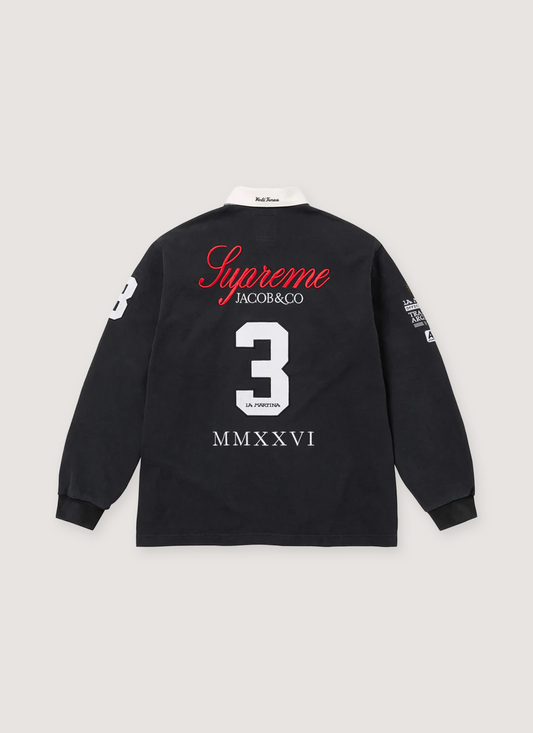 Supreme La Martina Jacob & Co Rugby Top Black