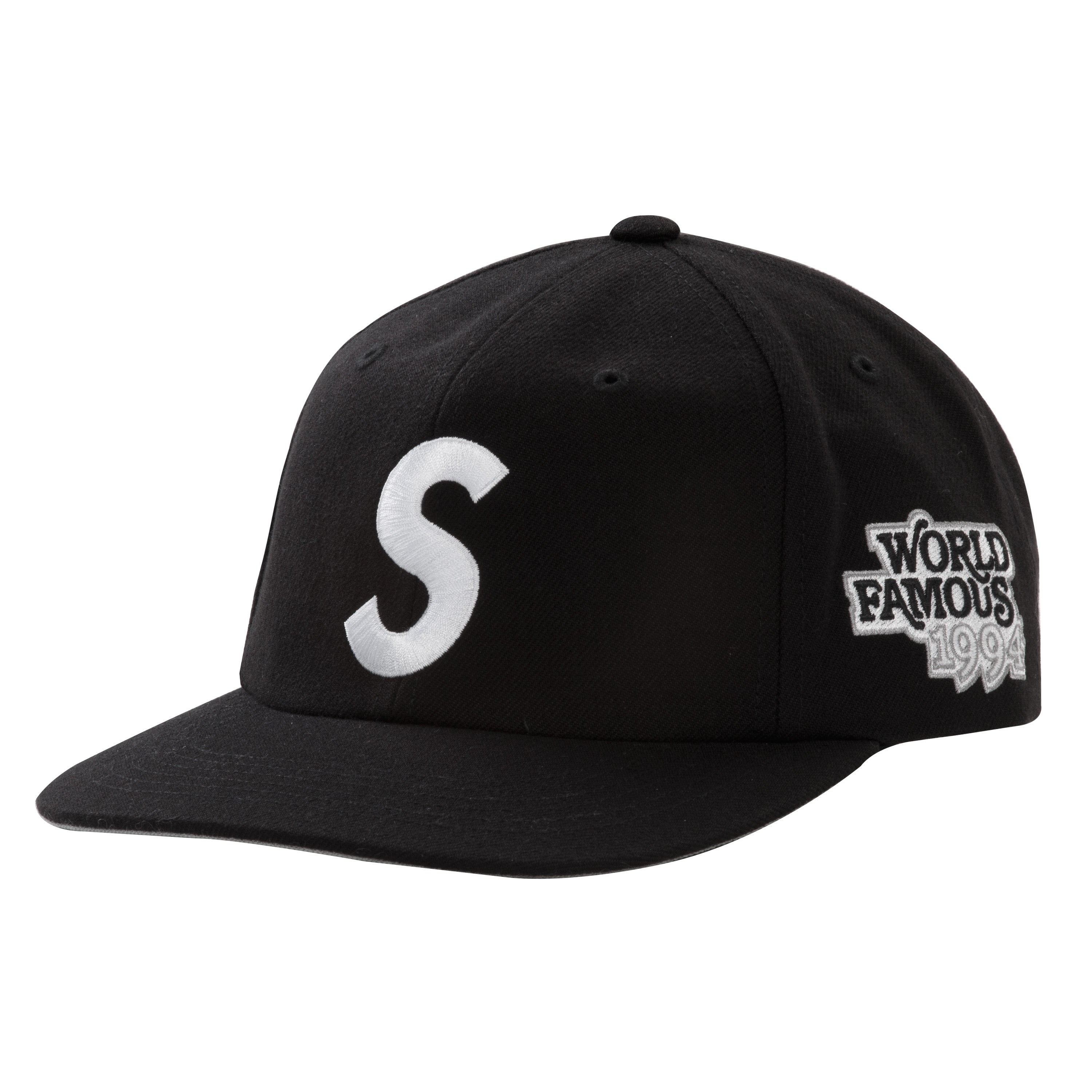 Supreme S Logo World Famous 6 Panel Hat – PIECES