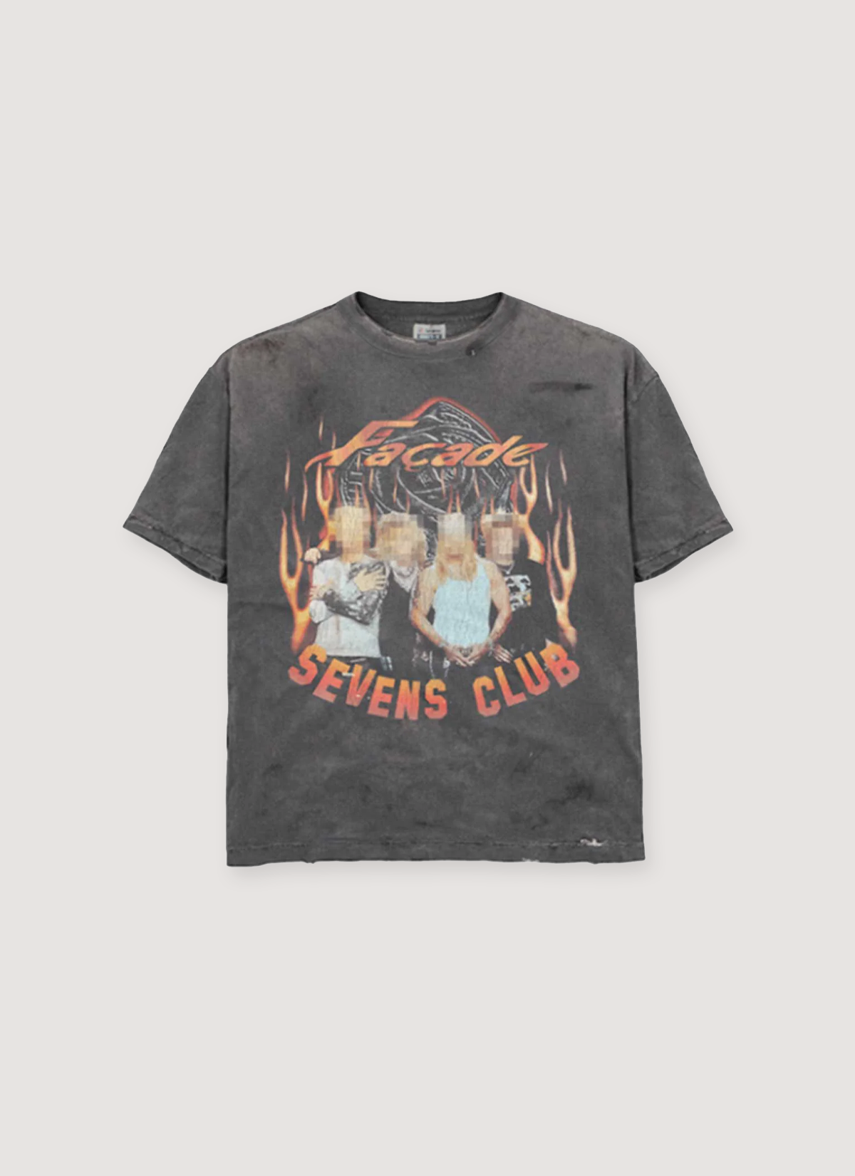 Triple Sevens Flamerock Tee Vintage Black