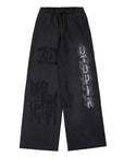 Travis Scott Utopia Flame Sweatpants Black