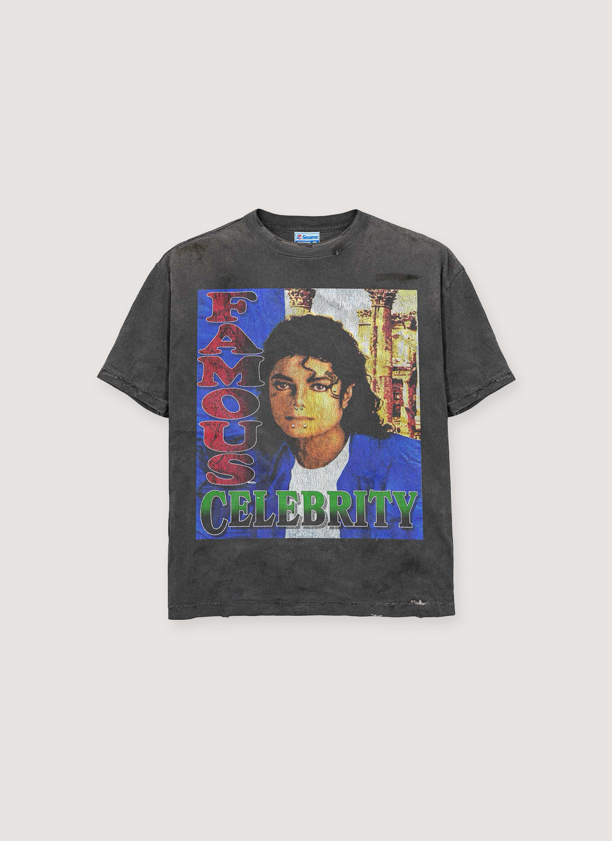 Triple Sevens Psychosis Tee Vintage Black Triple Sevens Psychosis Tee Vintage Black - Image 1 | Authenticated at Pieces Los Angeles