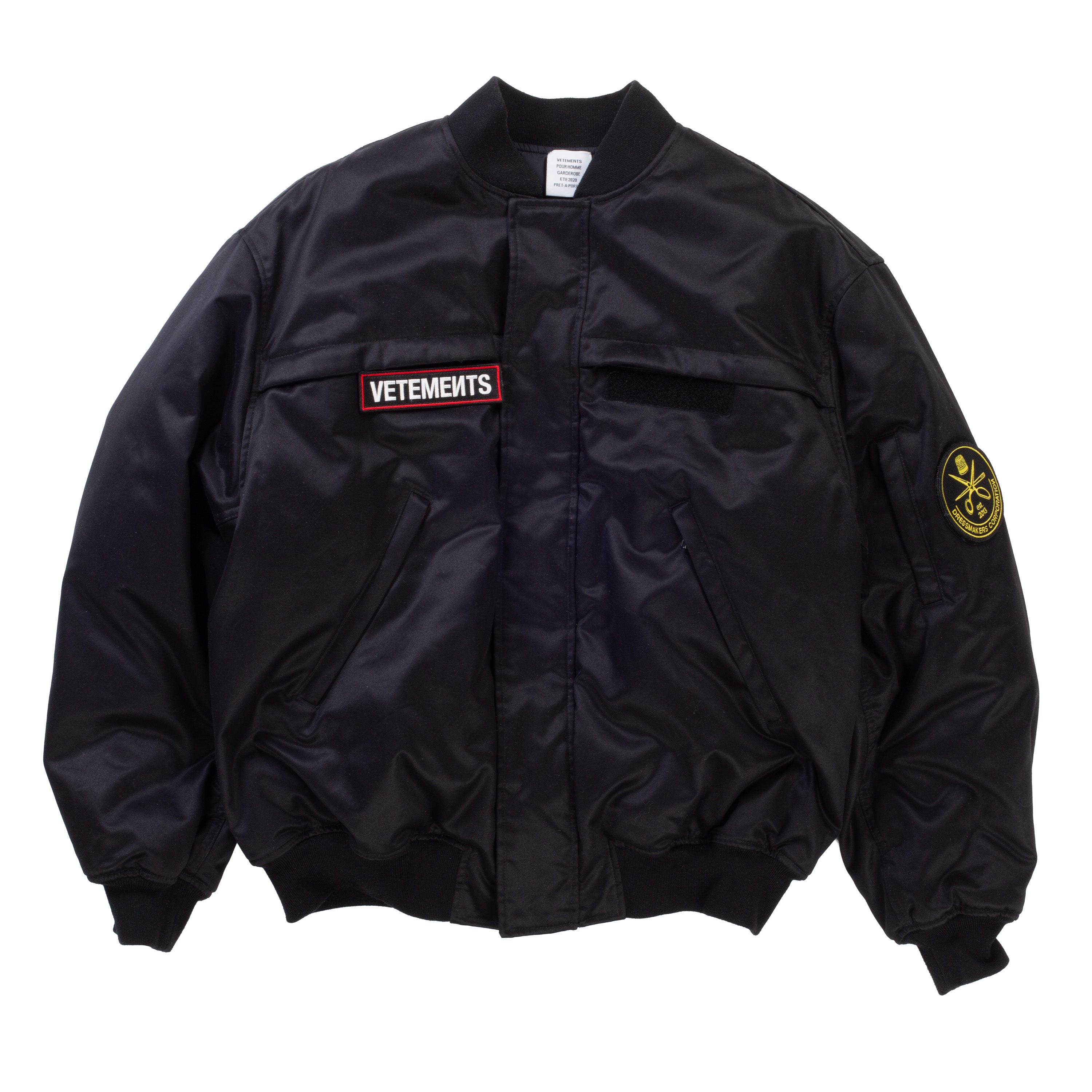 未使用 Vetements runway MA-1 フライトジャケット 未使用 Vetements runway MA-1 フライトジャケット