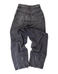 Balenciaga Japanese Pull Up Denim Extra Large Pants Black (Pre-Owned)