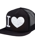 Basketcase Gallery I Heart Trucker Black