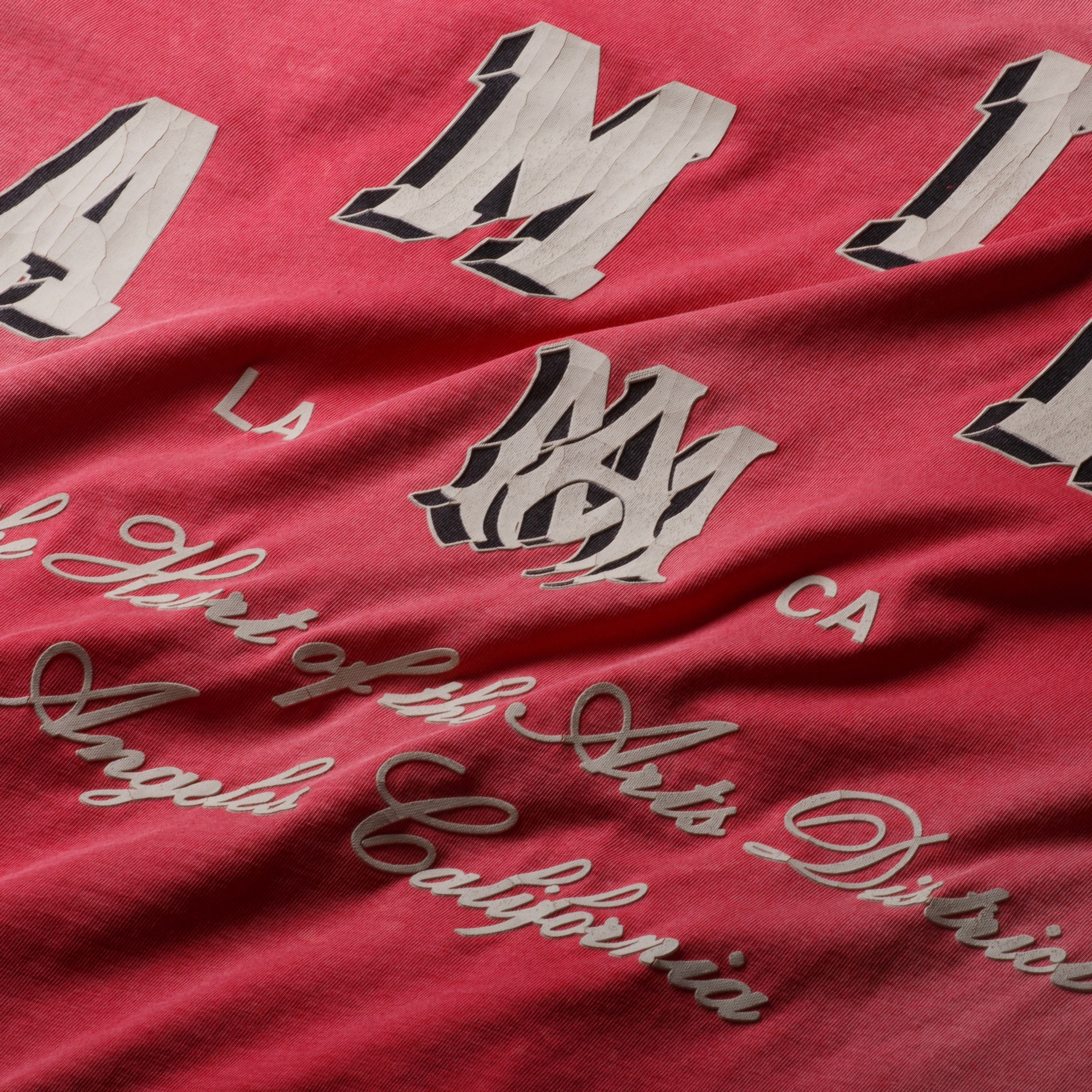 Amiri Collegiate Tee Red – PIECES