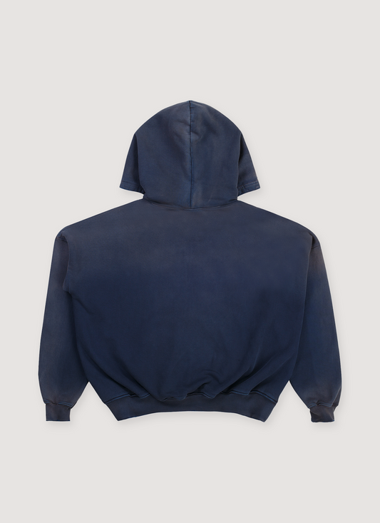 Pieces Academia Zippered Sweatshirt Vintage Navy