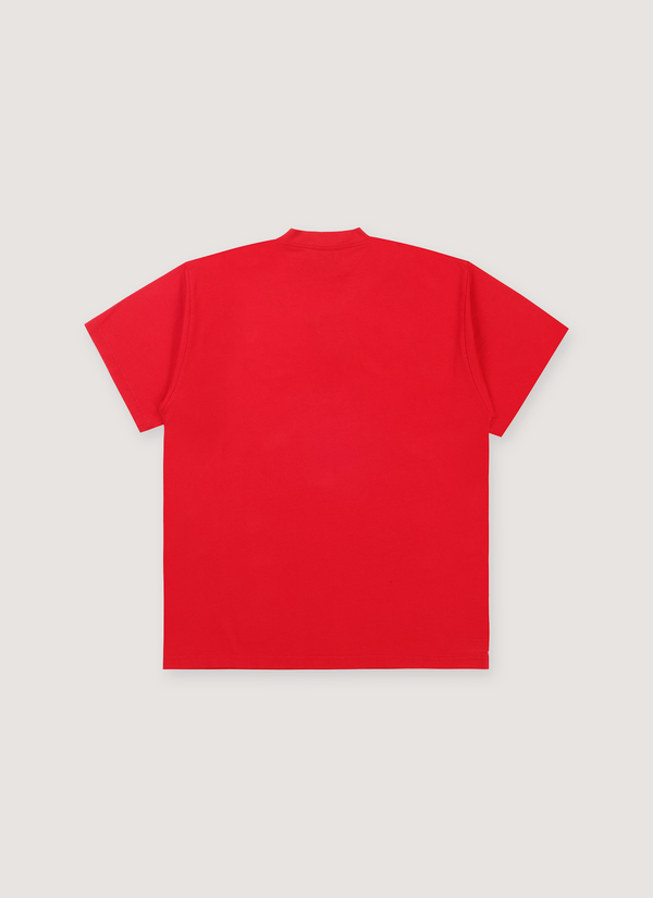 Balenciaga Adidas Oversized Tee Red alternate view - Shop at Pieces Los Angeles
