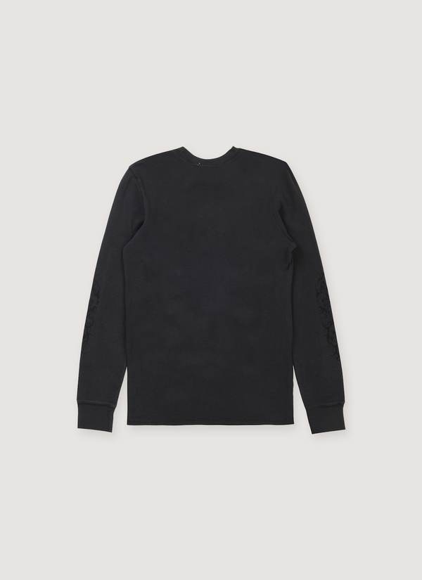 Basketcase Gallery Afflicted Thermal Vintage Black alternate view - Shop at Pieces Los Angeles