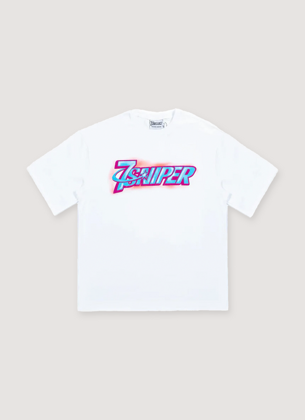 Triple Sevens 7Sniper Airbrush Tee White 7Sniper Airbrush Tee White - Authenticated T-shirts | Pieces Los Angeles