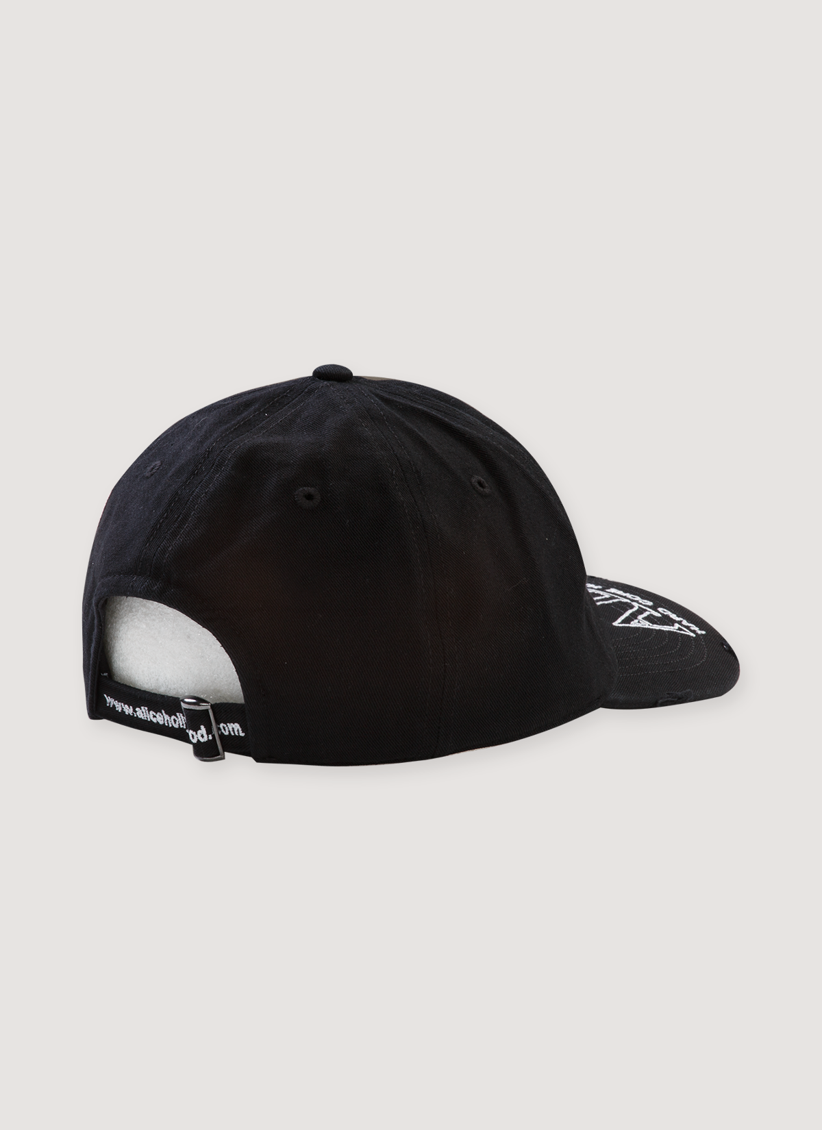 Alice Hollywood Alice/CKY Logo Cap Black hat back view Alice Hollywood Alice/CKY Logo Cap Black - Image 2 | Authenticated at Pieces Los Angeles