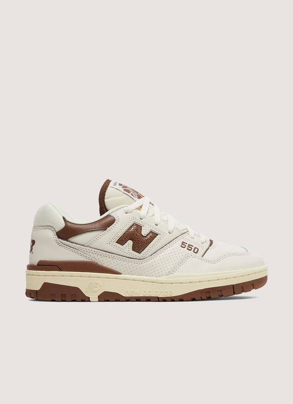 New Balance x Aime Leon Dore 550 Brown White (2022) Aime Leon Dore 550 Brown White (2022) - Authenticated Sneakers | Pieces Los Angeles