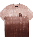 Amiri MA Logo Dip Dye Tee Brown