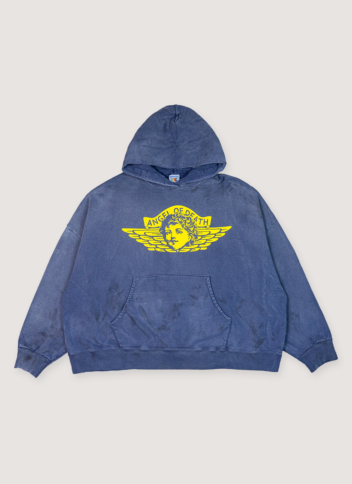 Saint Michael Angel Sweatshirt Navy Gold
