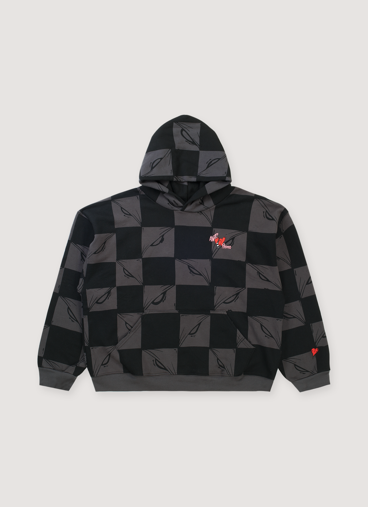 99 Eyes Sweatshirt Black Grey