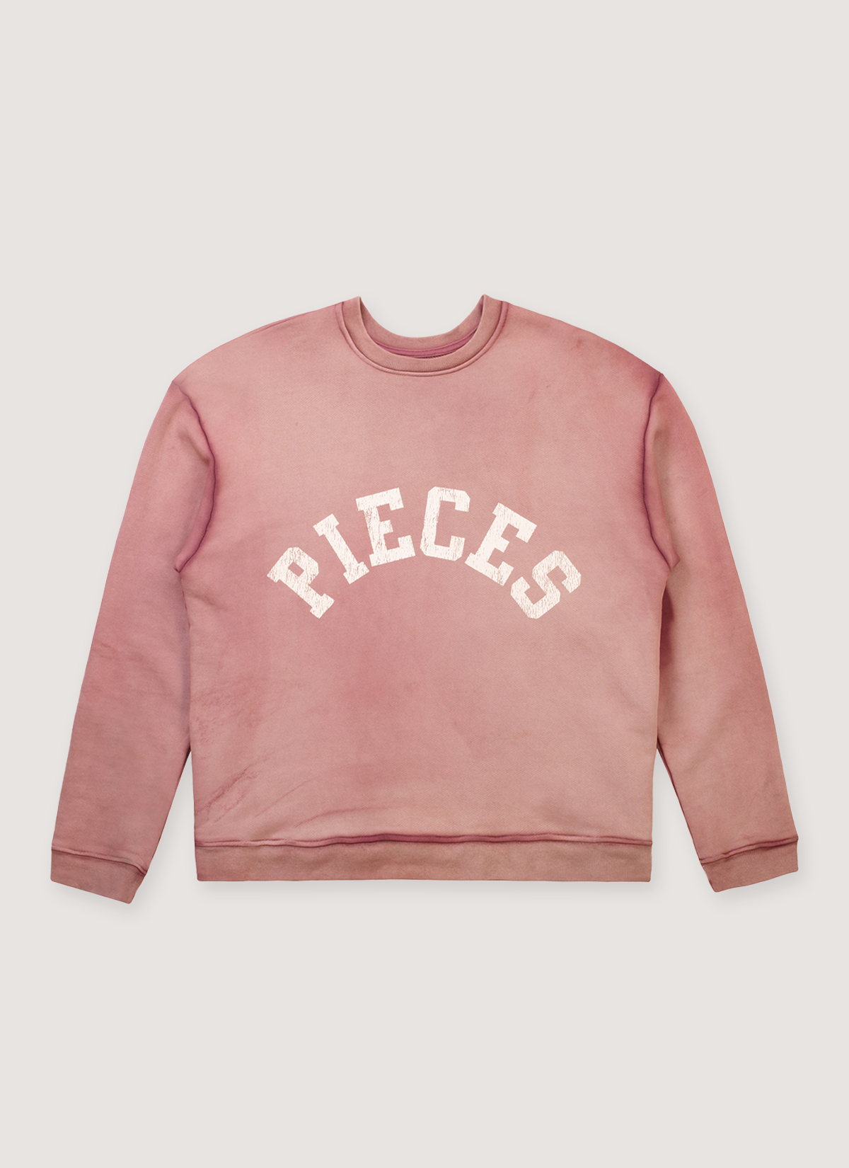 Pieces Sun Devil Crewneck Sweater Maroon