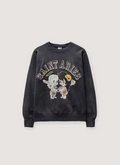Saint Michael Saint Aries Crewneck Sweater Vintage Black Saint Michael Saint Aries Crewneck Sweater Vintage Black - Image 1 | Authenticated at Pieces Los Angeles