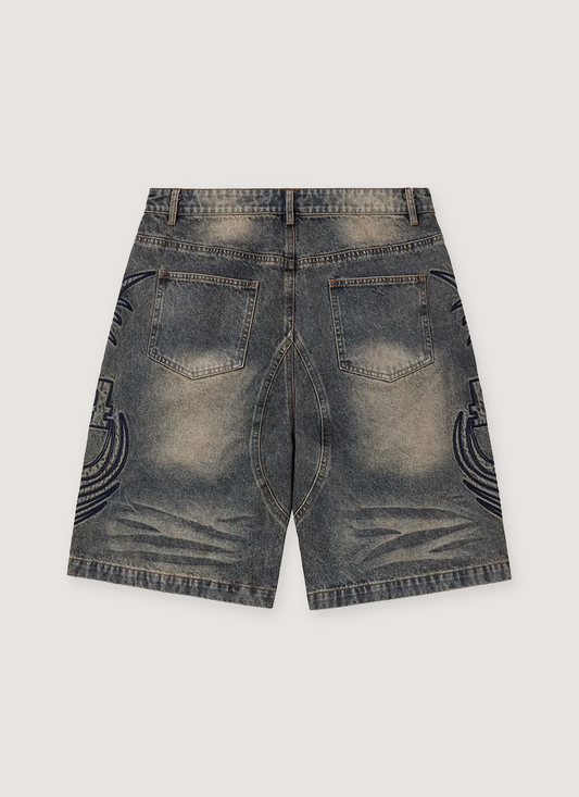 Vale Forever Armour Jorts Indigo