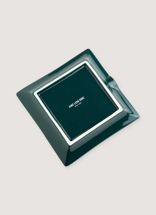 Unisphere Ashtray Green Gold