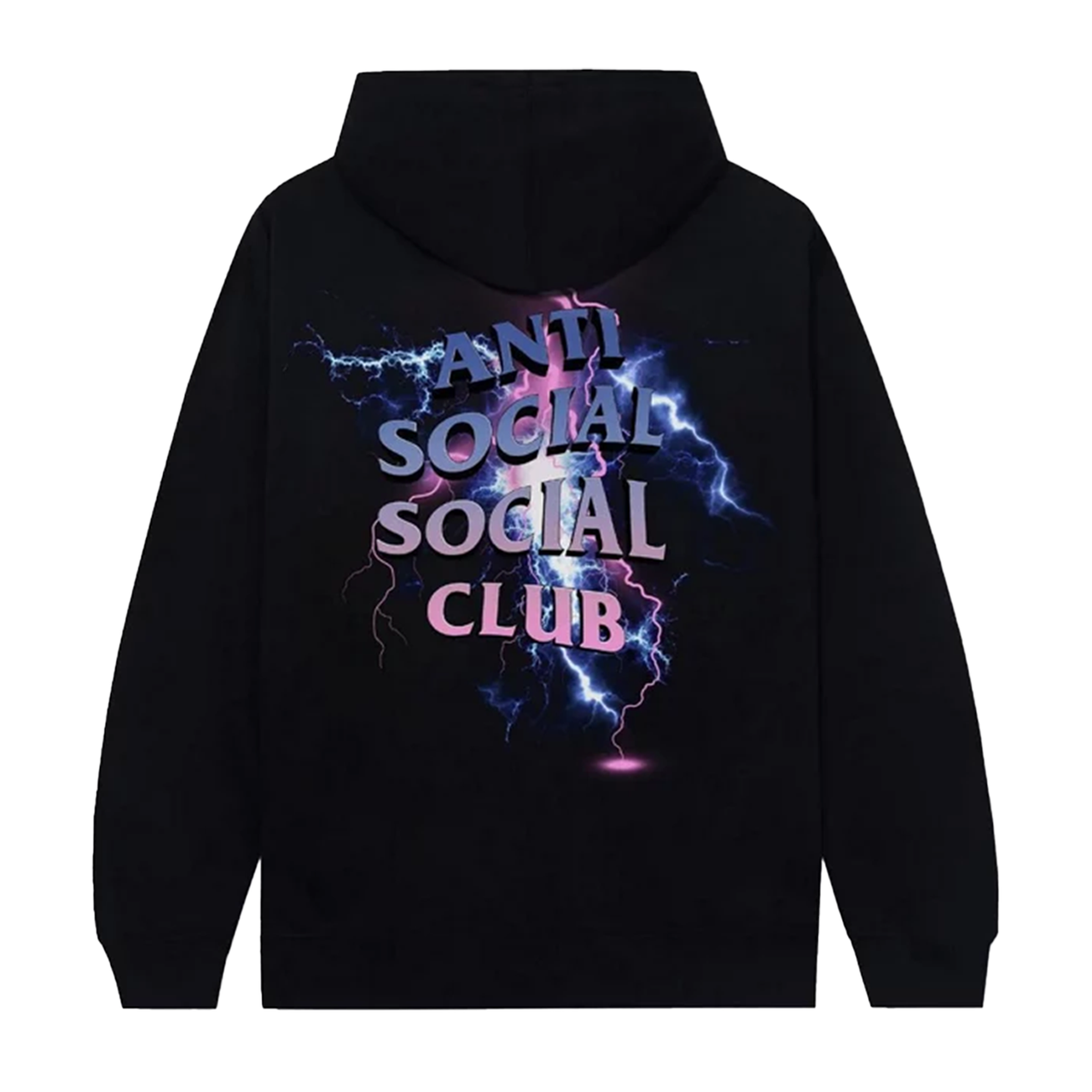 Anti Social Social Club Bolt From The Blue Sweatshirt Black