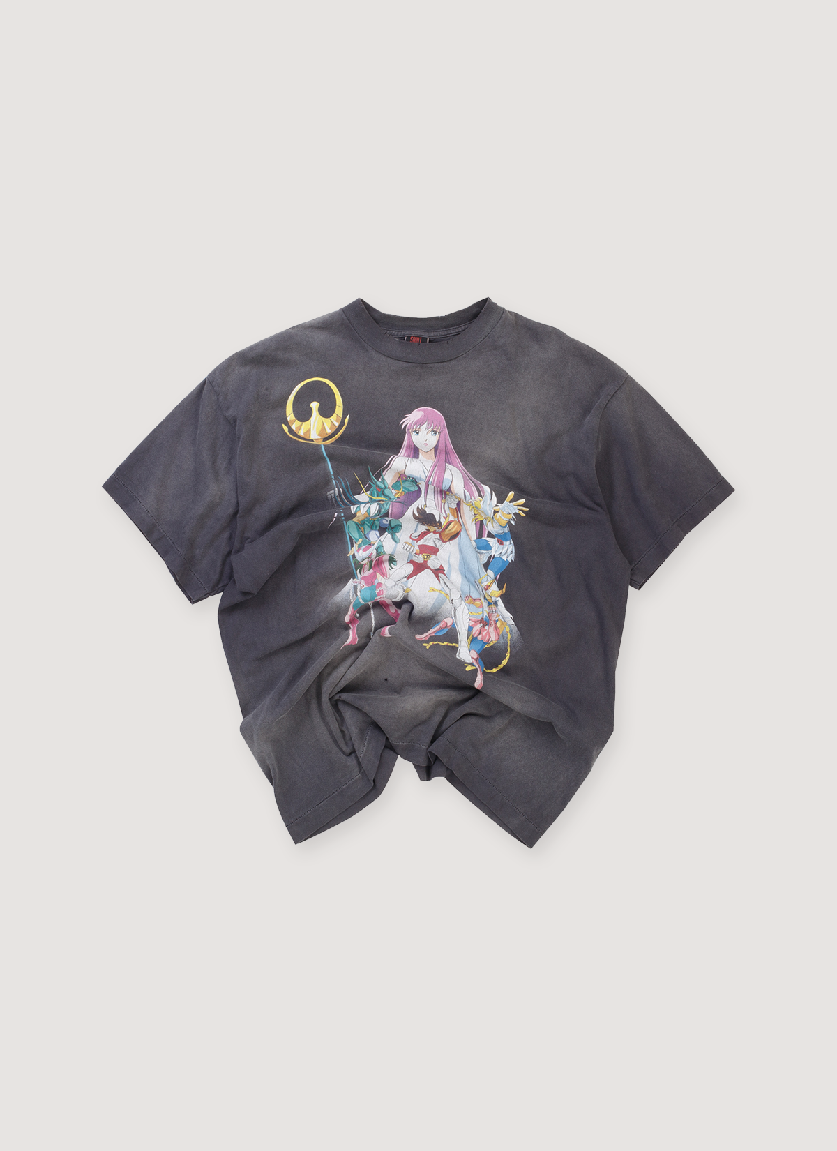 Saint Michael x Saint Seiya Athena Tee Vintage Black (Pre-Owned)