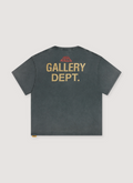 Gallery Dept. ATK Night Tee Vintage Black that says ART THAT KILLS in red and GALLERY DEPT. under it in yellow, back view Gallery Dept. ATK Night Tee Vintage Black - Image 2 | Authenticated at Pieces Los Angeles