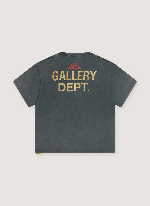 Gallery Dept. ATK Night Tee Vintage Black alternate view - Shop at Pieces Los Angeles
