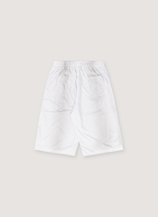 Awaited Militia Club Mesh 3/4 Shorts White