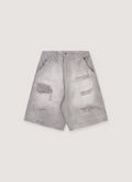 Awaited Militia Crushed Shorts Washed Grey Awaited Militia Crushed Shorts Washed Grey - Image 1 | Authenticated at Pieces Los Angeles