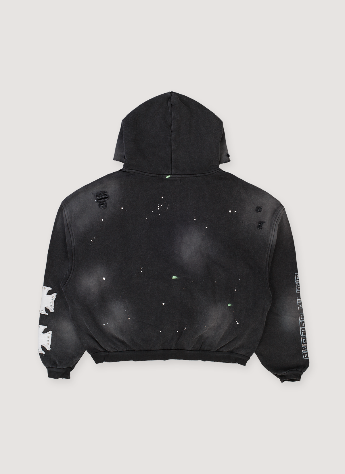Awaited Militia Enlistment Sweatshirt Washed Black Awaited Militia Enlistment Sweatshirt Washed Black - Image 2 | Authenticated at Pieces Los Angeles