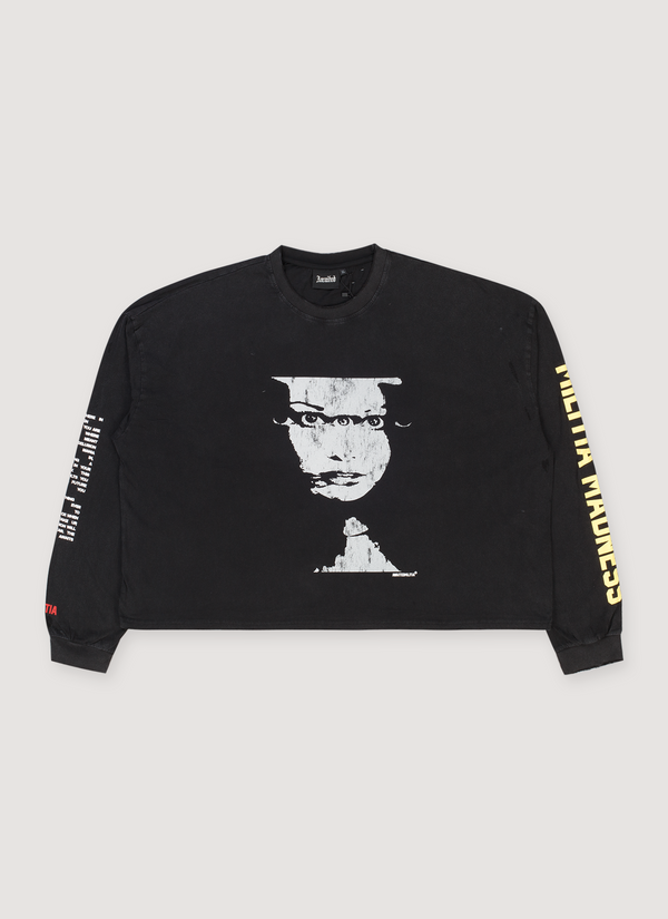 Awaited Milita Madness L/S Black Madness L/S Black - Authenticated Longsleeves | Pieces Los Angeles